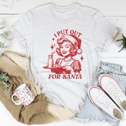 I Put Out For Santa Tee shopmerchmallow I Put Out For Santa Tee