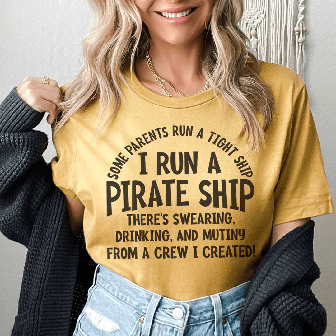 I Run A Pirate Ship Tee shopmerchmallow I Run A Pirate Ship Tee