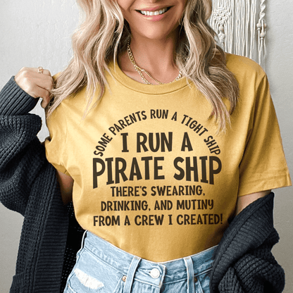 I Run A Pirate Ship Tee shopmerchmallow I Run A Pirate Ship Tee