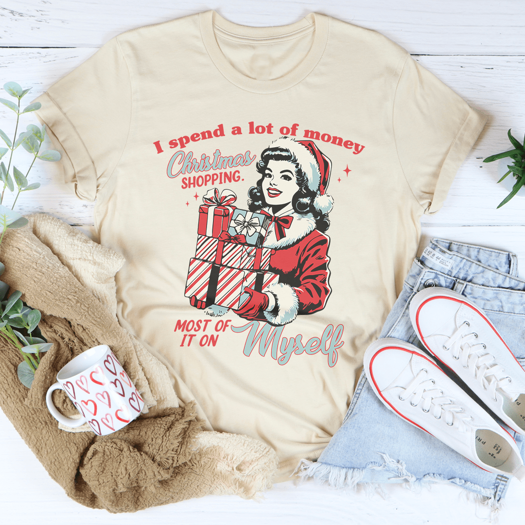 I Spend A Lot Of Money Christmas Shopping Tee shopmerchmallow I Spend A Lot Of Money Christmas Shopping Tee