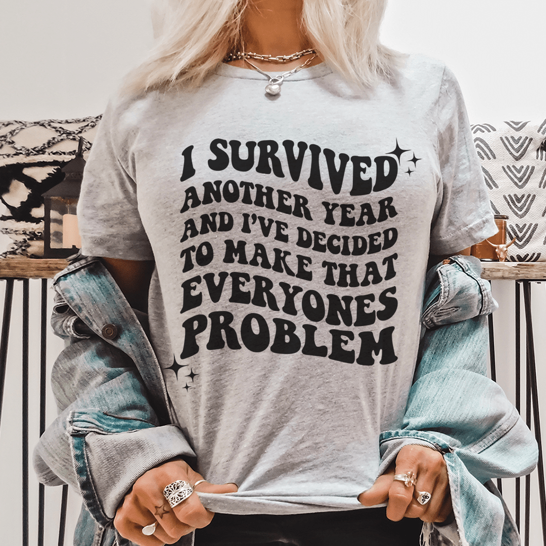I Survived Another Year Tee shopmerchmallow I Survived Another Year Tee