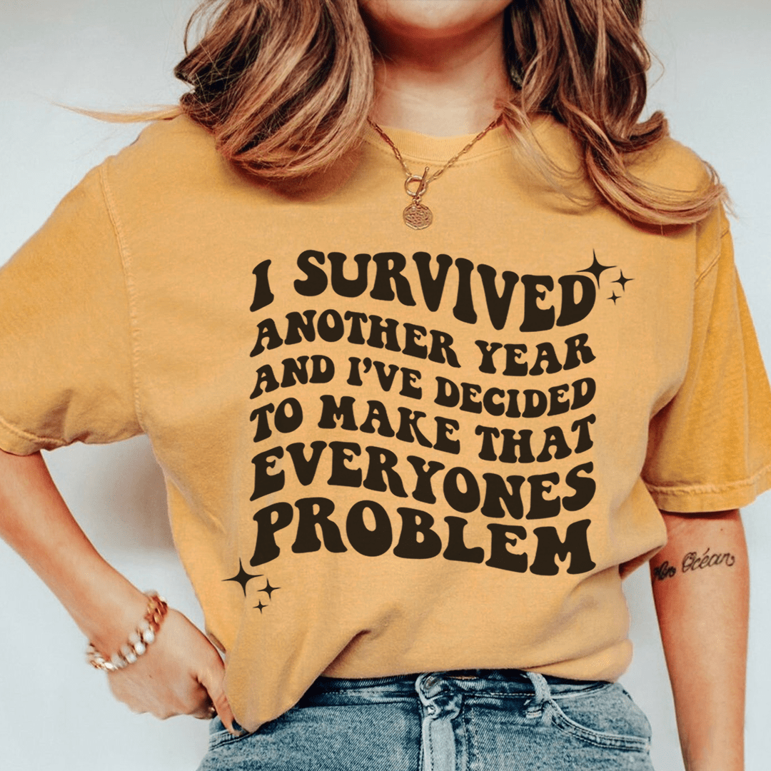 I Survived Another Year Tee shopmerchmallow I Survived Another Year Tee