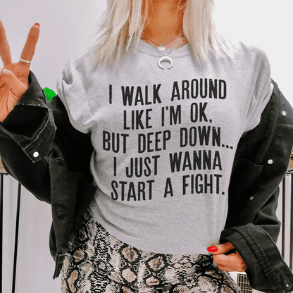 I Walk Around Like I'm Ok Tee shopmerchmallow I Walk Around Like I'm Ok Tee