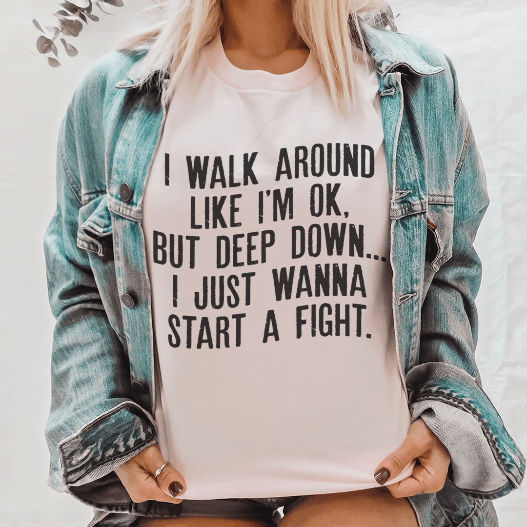 I Walk Around Like I'm Ok Tee shopmerchmallow I Walk Around Like I'm Ok Tee