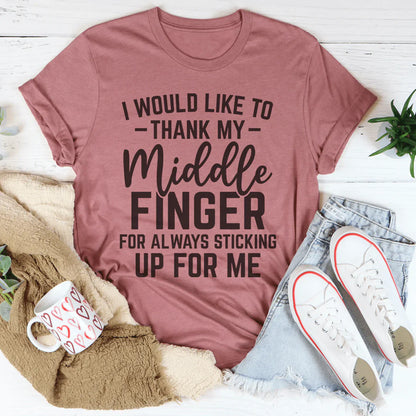 I Would Like To Thank My Middle Finger Tee shopmerchmallow I Would Like To Thank My Middle Finger Tee