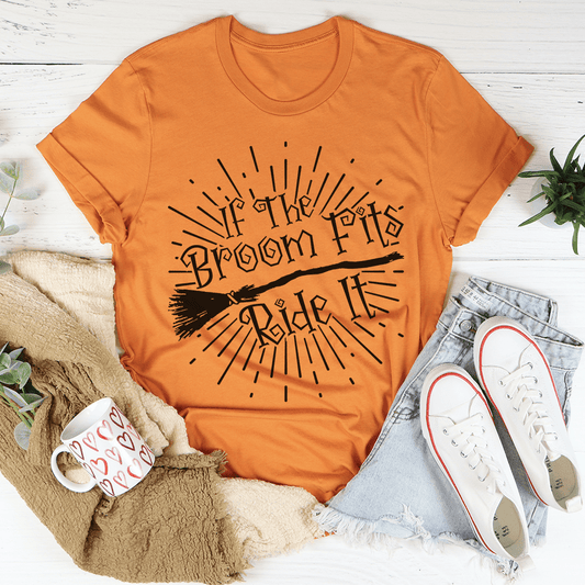 If The Broom Fits Ride It Tee shopmerchmallow If The Broom Fits Ride It Tee