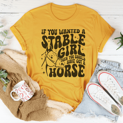 If You Wanted A Stable Girl Then You Should Have Got A Horse Tee shopmerchmallow If You Wanted A Stable Girl Then You Should Have Got A Horse Tee