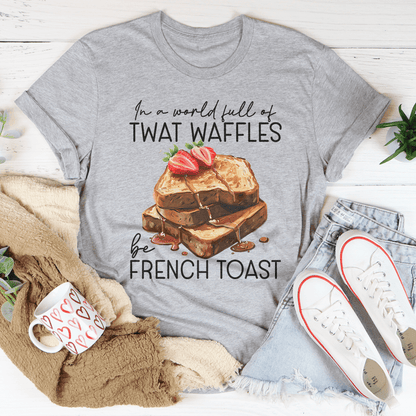 In A World Full Of Twat Waffles Be French Toast Tee shopmerchmallow In A World Full Of Twat Waffles Be French Toast Tee