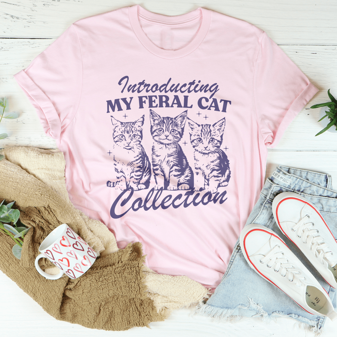 Introducting My Feral Cat Collection Tee shopmerchmallow Introducting My Feral Cat Collection Tee