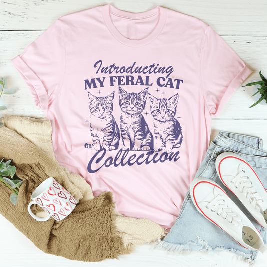 Introducting My Feral Cat Collection Tee shopmerchmallow Introducting My Feral Cat Collection Tee