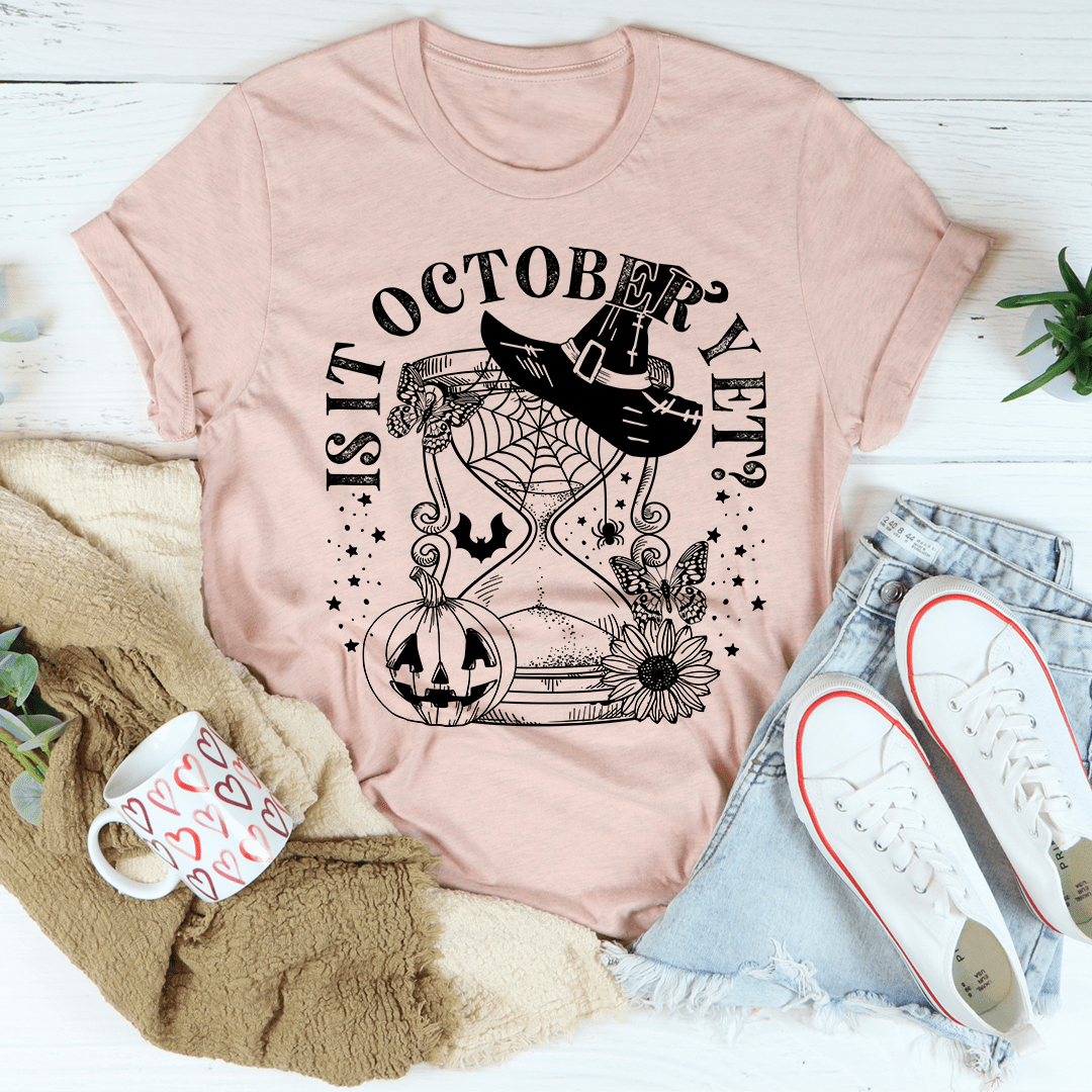 Is It October Yet Pumpkin Tee shopmerchmallow Is It October Yet Pumpkin Tee