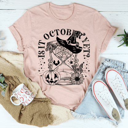 Is It October Yet Pumpkin Tee shopmerchmallow Is It October Yet Pumpkin Tee