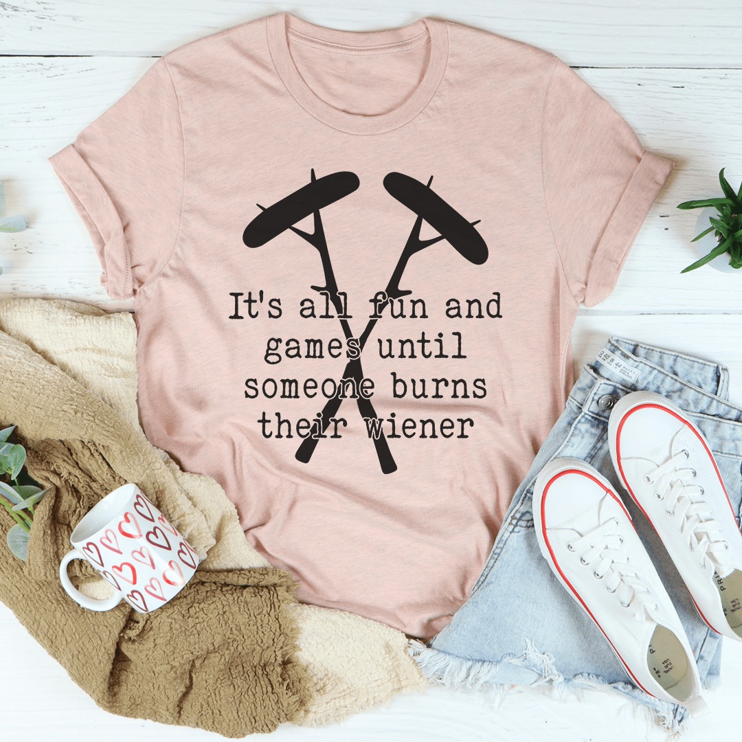 It's All Fun And Games Camping Tee shopmerchmallow It's All Fun And Games Camping Tee