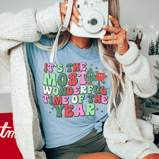 It's The Most Wonderful Time Of The Year Retro Tee shopmerchmallow It's The Most Wonderful Time Of The Year Retro Tee