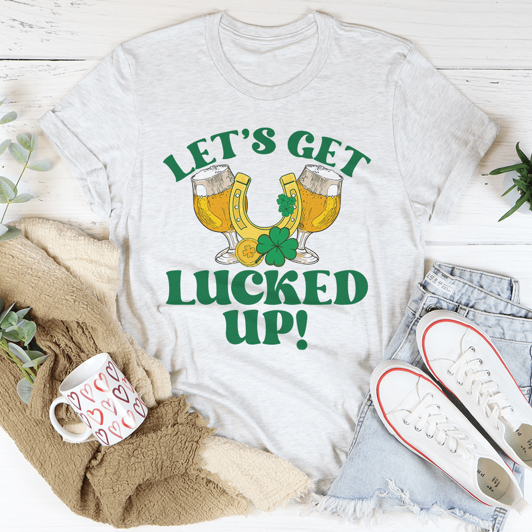 Let's Get Lucked Up St Patrick's Tee shopmerchmallow Let's Get Lucked Up St Patrick's Tee