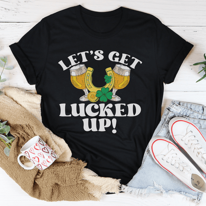 Let's Get Lucked Up St Patrick's Tee shopmerchmallow Let's Get Lucked Up St Patrick's Tee
