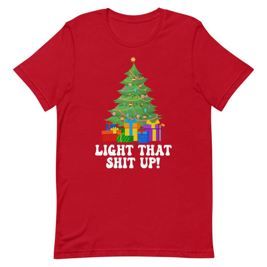 Light That Up Christmas Tree Tee shopmerchmallow Light That Up Christmas Tree Tee