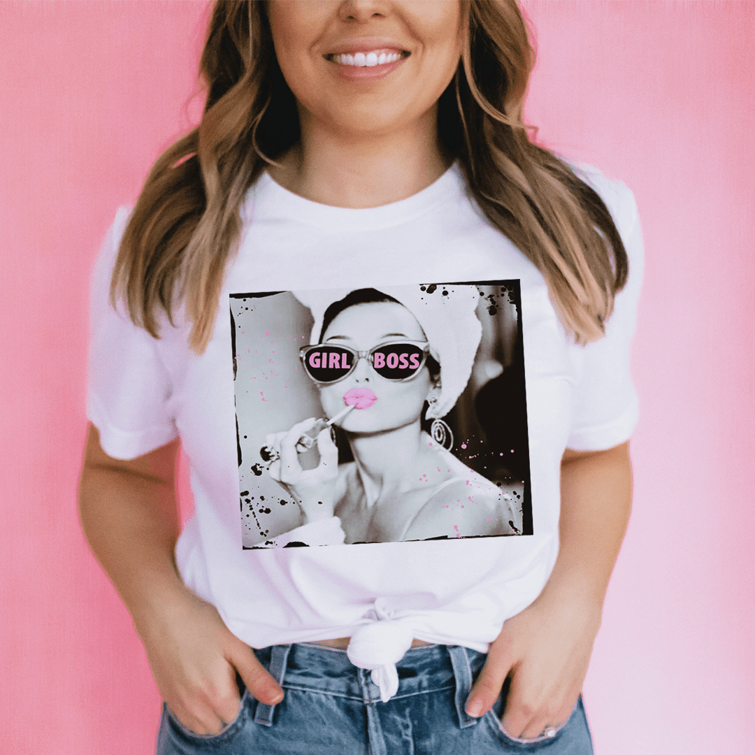 Lipstick Girl Boss Tee shopmerchmallow Lipstick Girl Boss Tee