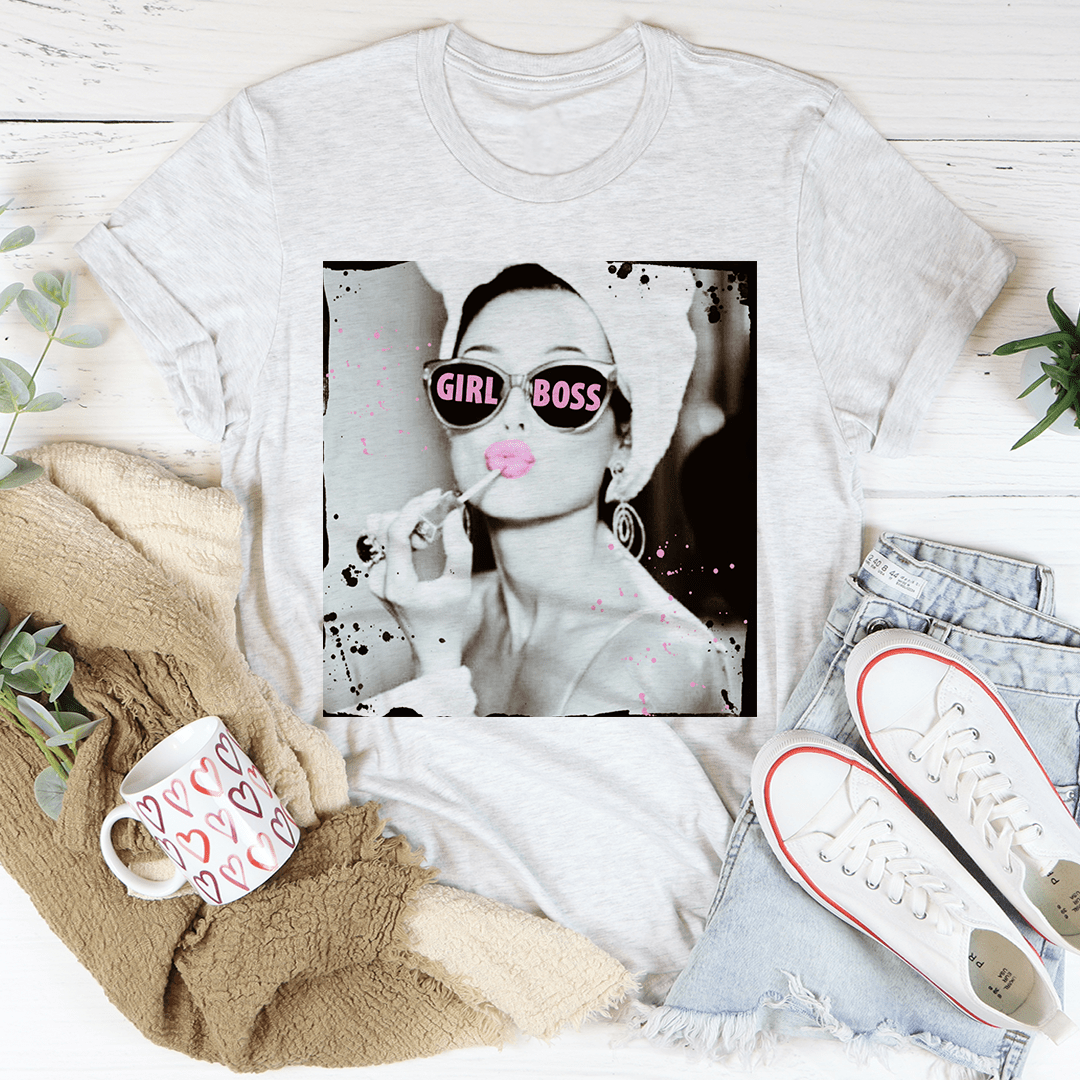 Lipstick Girl Boss Tee shopmerchmallow Lipstick Girl Boss Tee