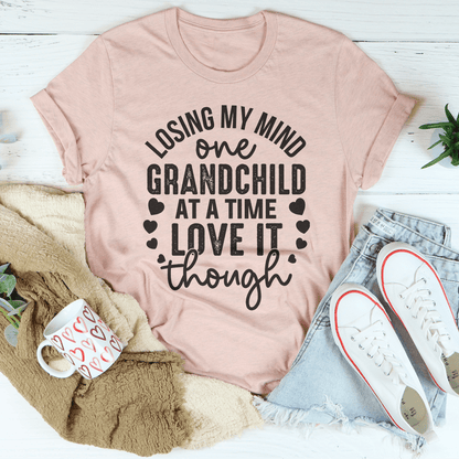 Losing My Mind One Grandchild At A Time Tee shopmerchmallow Losing My Mind One Grandchild At A Time Tee