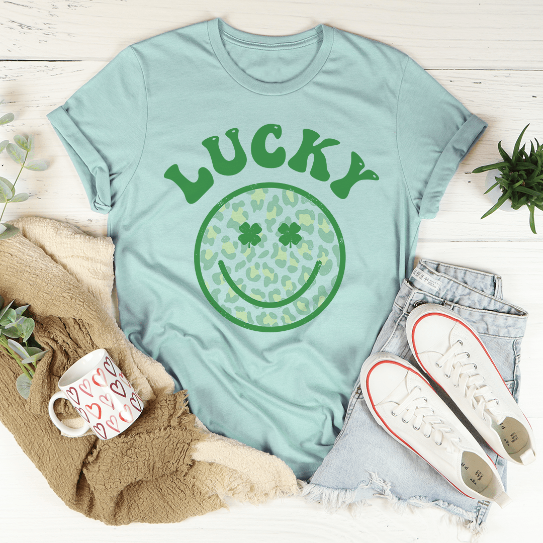 Lucky Smiley Tee shopmerchmallow Lucky Smiley Tee