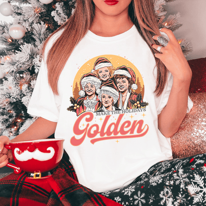 Make The Holidays Golden Tee shopmerchmallow Make The Holidays Golden Tee