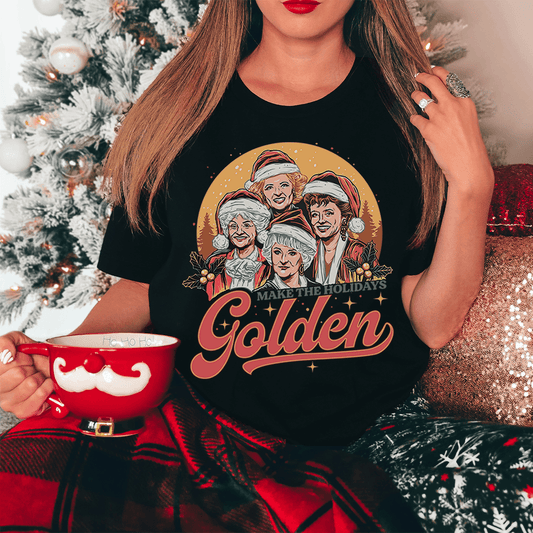 Make The Holidays Golden Tee shopmerchmallow Make The Holidays Golden Tee