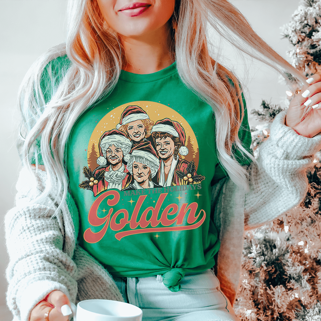 Make The Holidays Golden Tee shopmerchmallow Make The Holidays Golden Tee