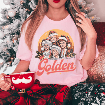 Make The Holidays Golden Tee shopmerchmallow Make The Holidays Golden Tee