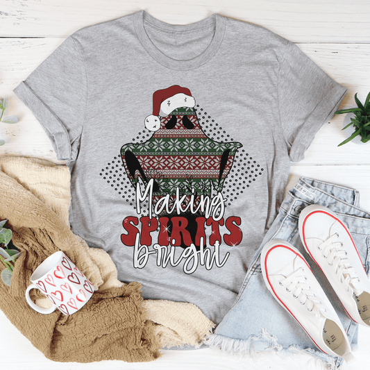 Making Spirits Bright Tee shopmerchmallow Making Spirits Bright Tee