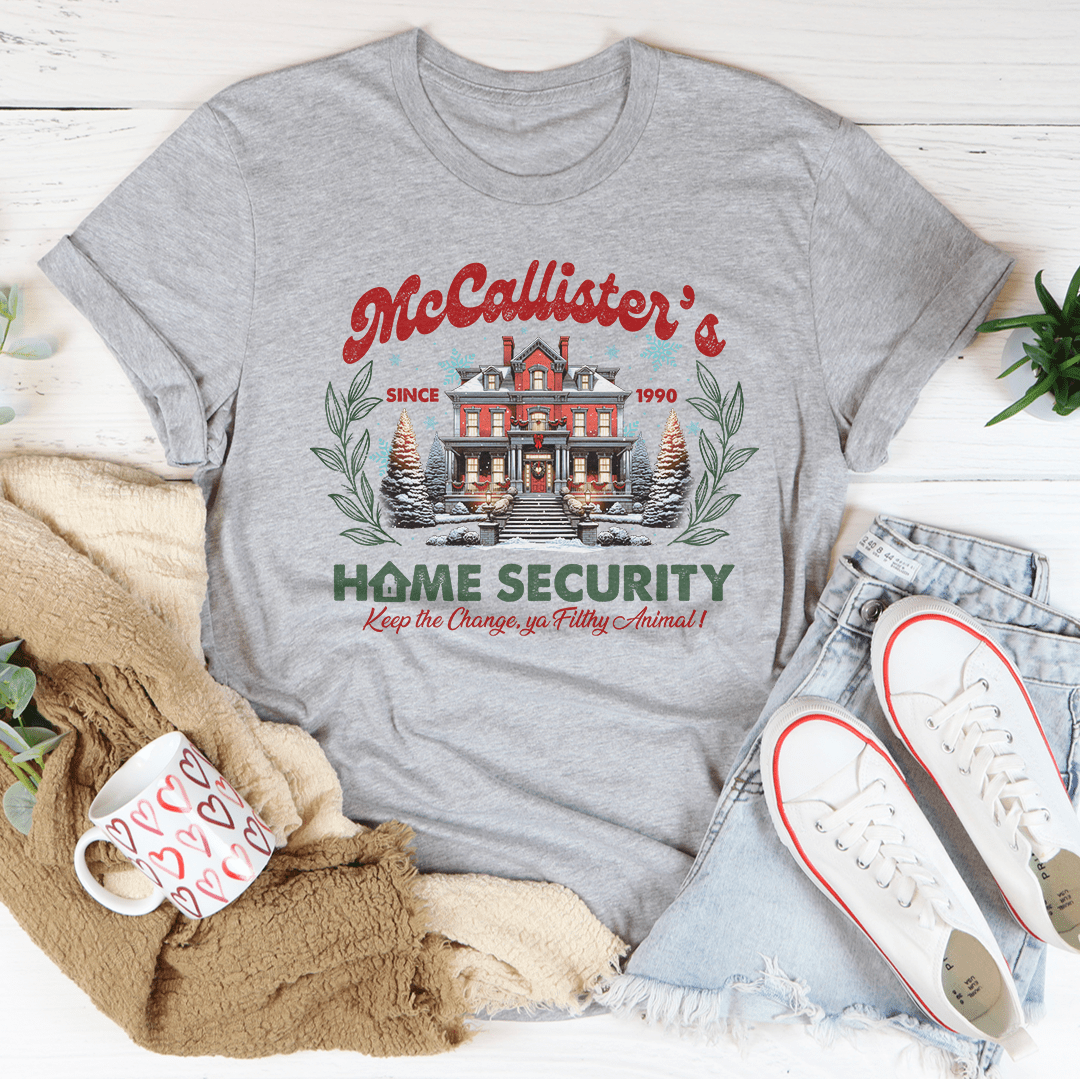 McCallister's Home Security Tee shopmerchmallow McCallister's Home Security Tee