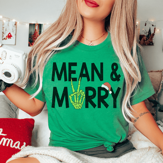 Mean & Merry Tee shopmerchmallow Mean & Merry Tee