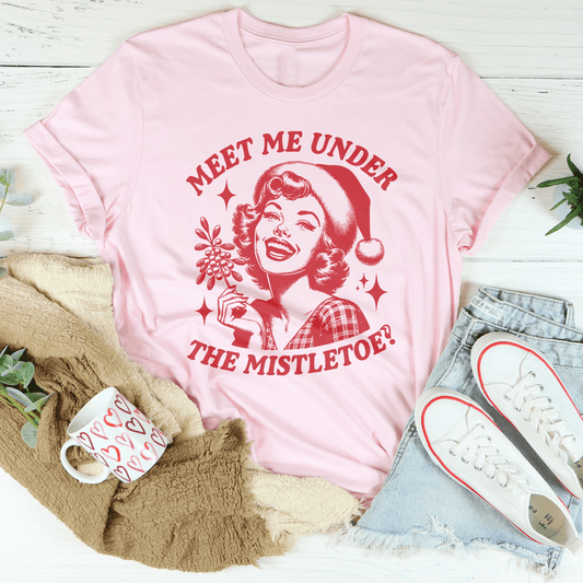 Meet Me Under The Mistletoe Tee shopmerchmallow Meet Me Under The Mistletoe Tee