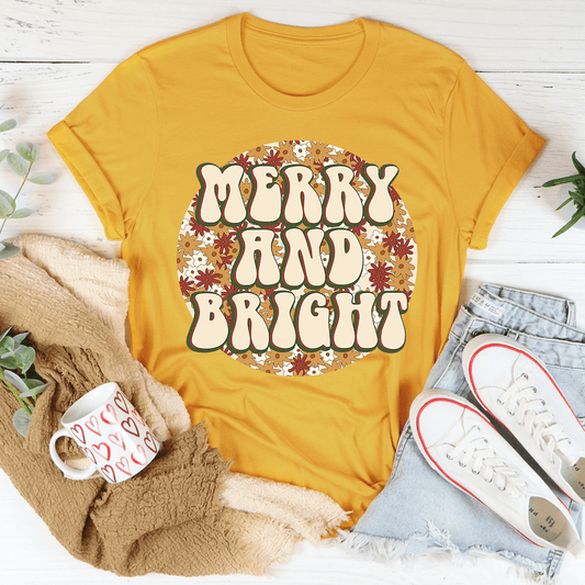 Merry And Bright Tee shopmerchmallow Merry And Bright Tee