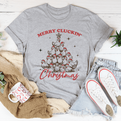 Merry Cluckin Christmas Tee shopmerchmallow Merry Cluckin Christmas Tee