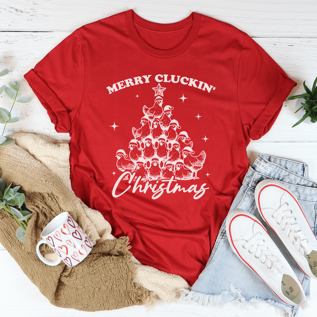 Merry Cluckin Christmas Tee shopmerchmallow Merry Cluckin Christmas Tee