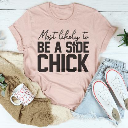 Most Likely To Be A Side Chick Thanksgiving Tee shopmerchmallow Most Likely To Be A Side Chick Thanksgiving Tee