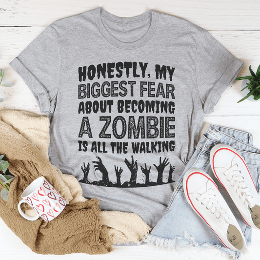 My Biggest Fear About Becoming A Zombie Tee shopmerchmallow My Biggest Fear About Becoming A Zombie Tee