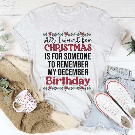 My December Birthday Tee shopmerchmallow My December Birthday Tee