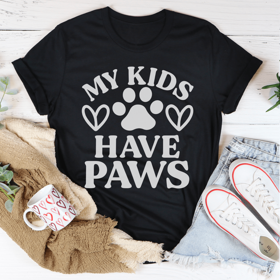 My Kids Have Paws Tee shopmerchmallow My Kids Have Paws Tee