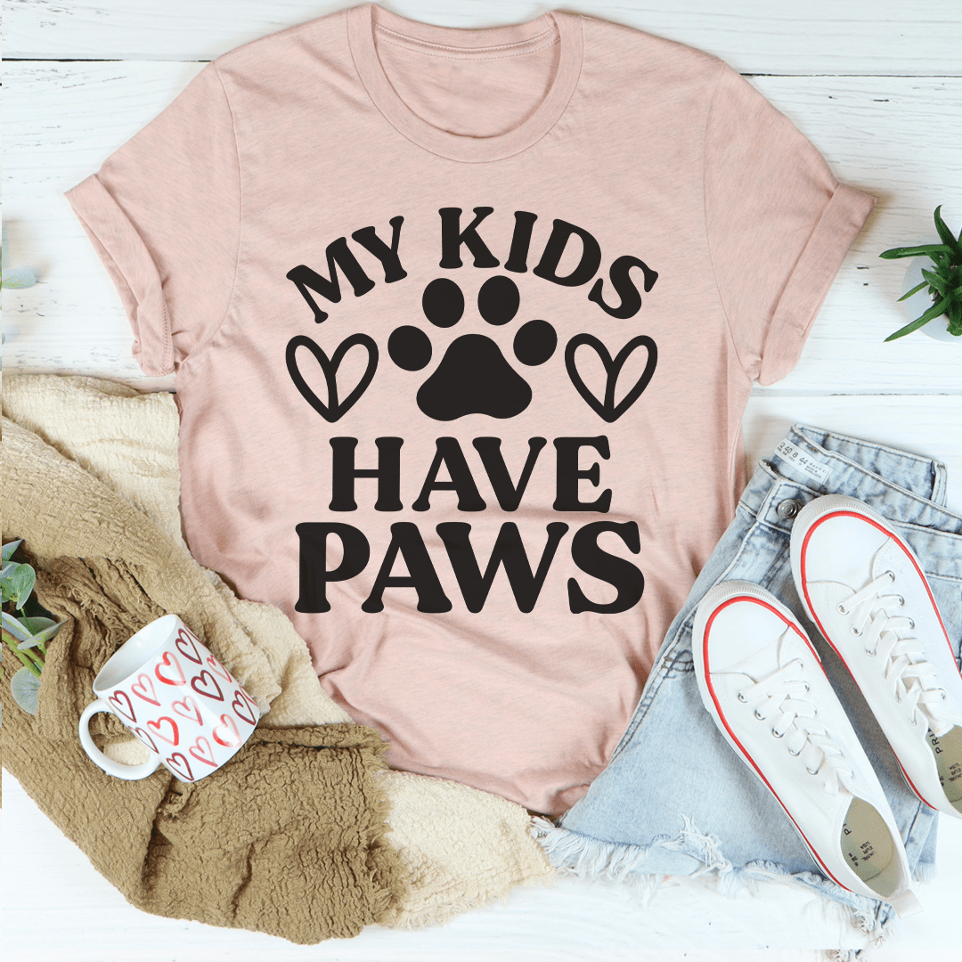 My Kids Have Paws Tee shopmerchmallow My Kids Have Paws Tee