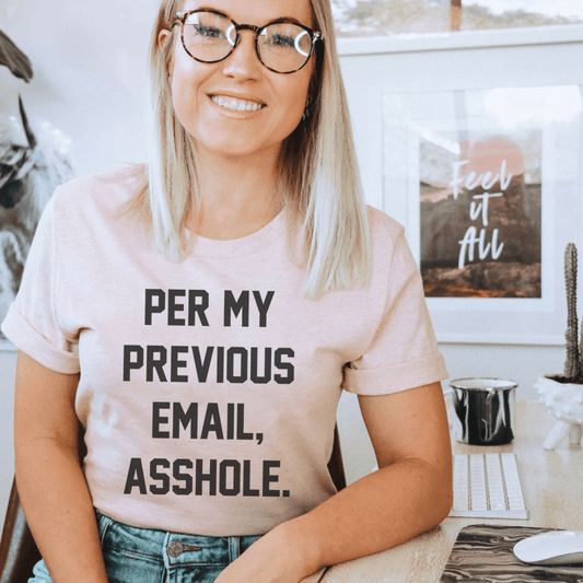 My Previous Email Tee shopmerchmallow My Previous Email Tee