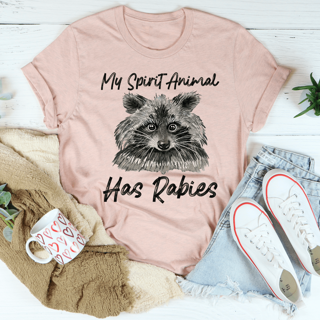 My Spirit Animal Has Rabies Tee shopmerchmallow My Spirit Animal Has Rabies Tee