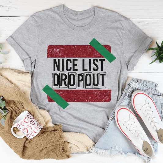 Nice List Dropout Tee shopmerchmallow Nice List Dropout Tee