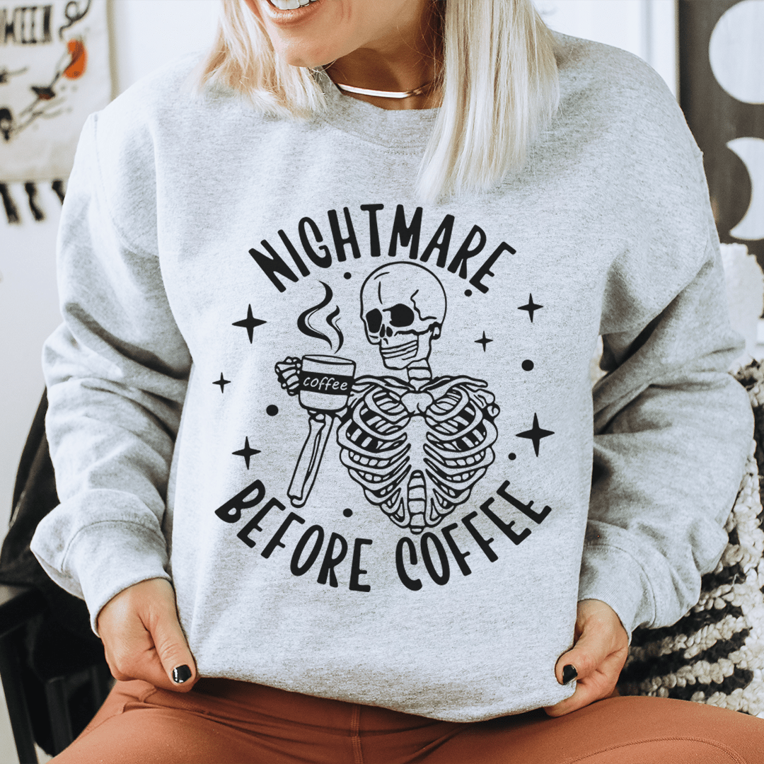 Nightmare Before Coffee Skeleton shopmerchmallow Nightmare Before Coffee Skeleton