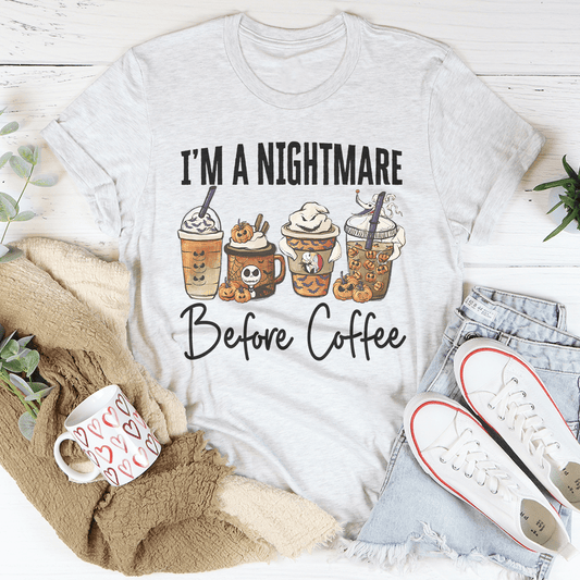 Nightmare Before Coffee Tee shopmerchmallow Nightmare Before Coffee Tee
