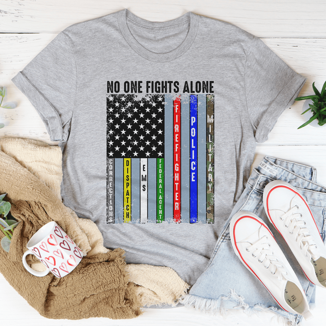 No One Fights Alone Tee shopmerchmallow No One Fights Alone Tee