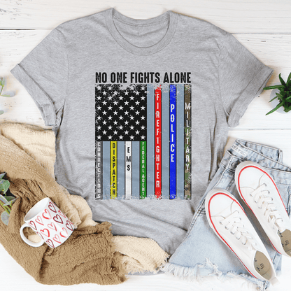 No One Fights Alone Tee shopmerchmallow No One Fights Alone Tee
