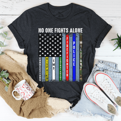 No One Fights Alone Tee shopmerchmallow No One Fights Alone Tee