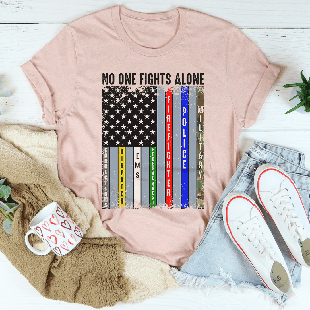 No One Fights Alone Tee shopmerchmallow No One Fights Alone Tee